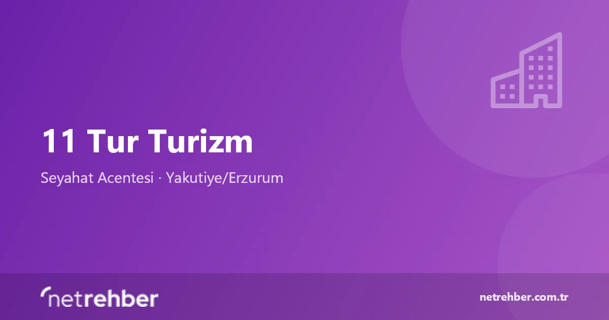 11 Tur Turizm kapak görseli