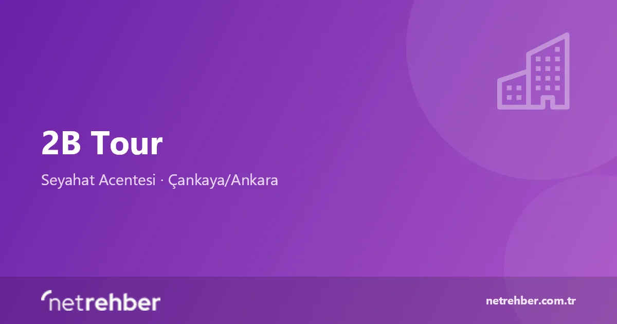 2B Tour kapak görseli