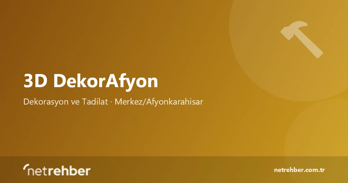 3D DekorAfyon kapak görseli