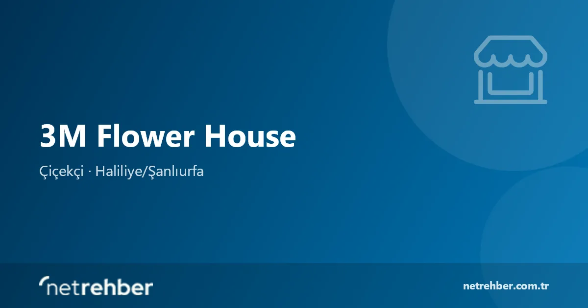 3M Flower House kapak görseli