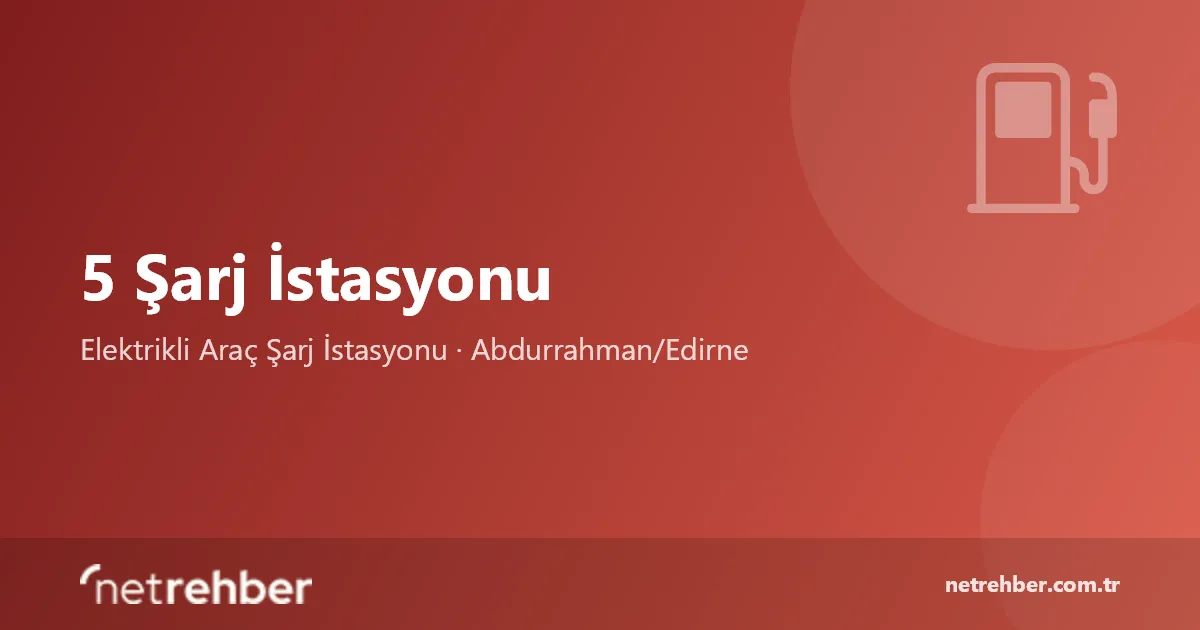 5 Şarj İstasyonu kapak görseli