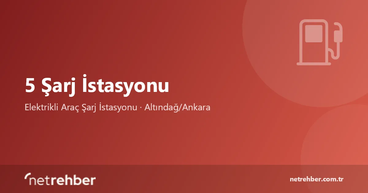 5 Şarj İstasyonu kapak görseli