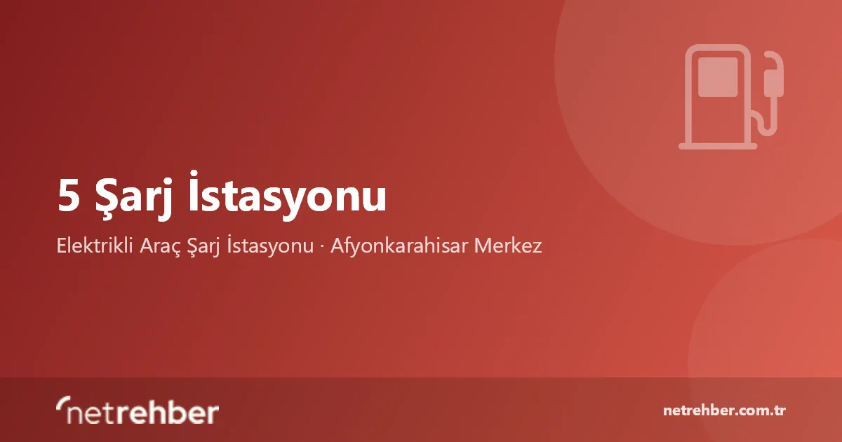 5 Şarj İstasyonu kapak görseli