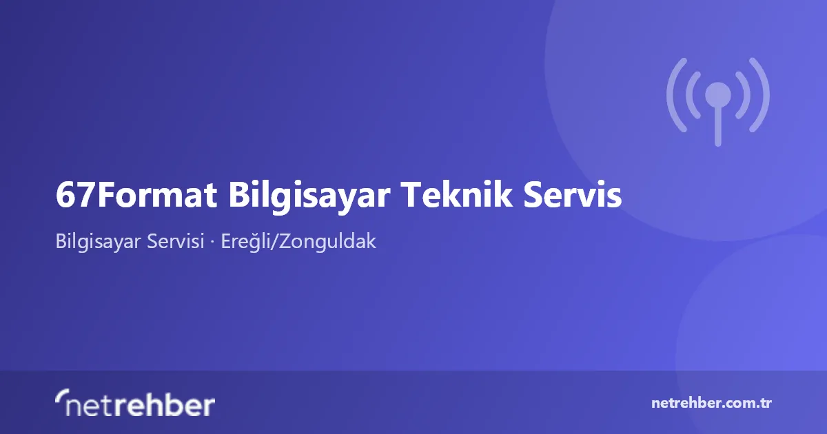 67Format Bilgisayar Teknik Servis kapak görseli
