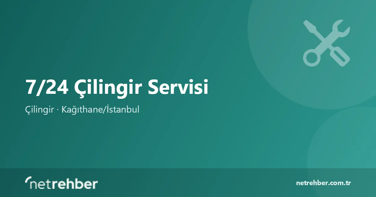 7/24 Çilingir Servisi kapak görseli