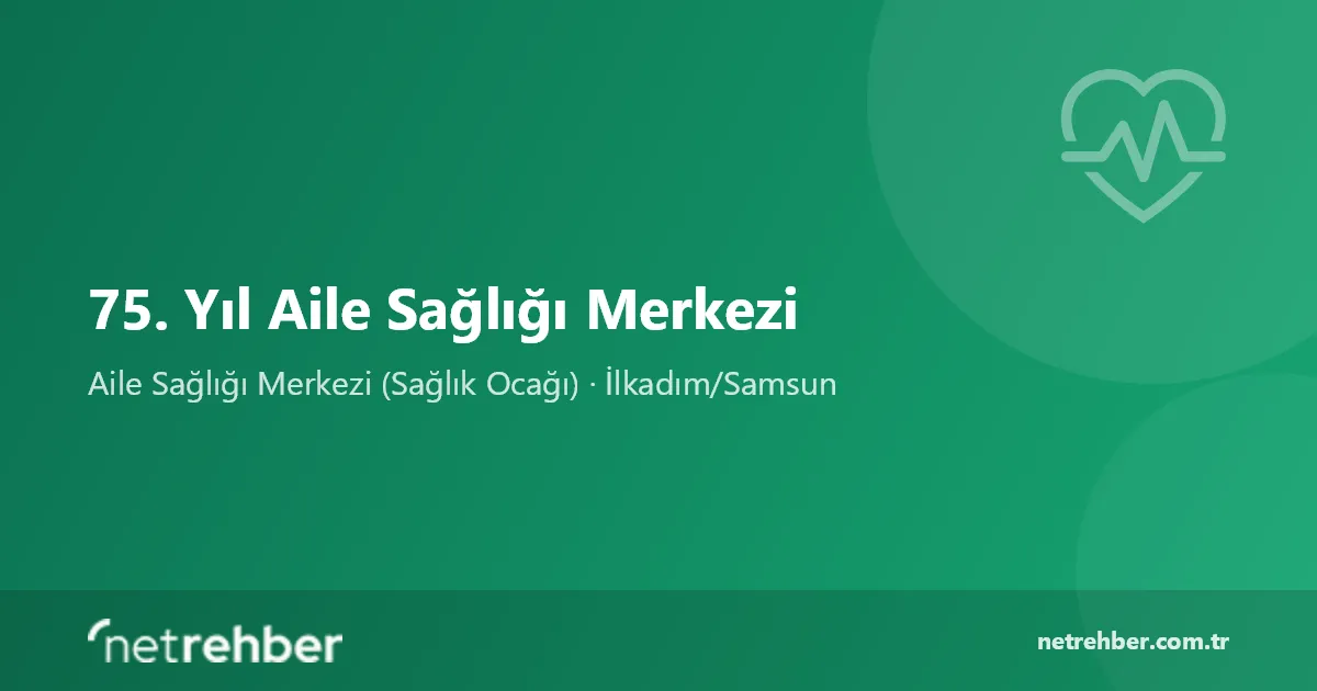 75. Yıl Aile Sağlığı Merkezi kapak görseli