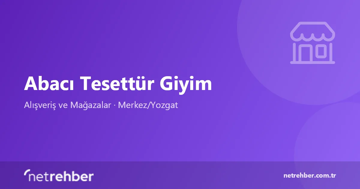 Abacı Tesettür Giyim kapak görseli