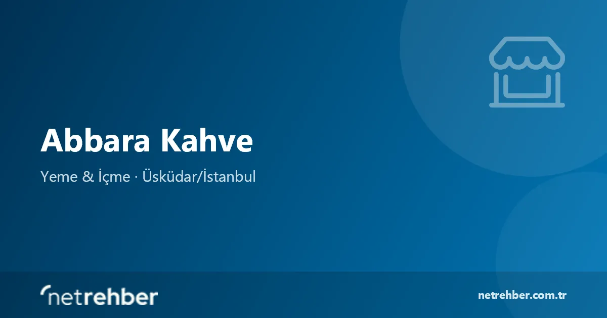 Abbara Kahve kapak görseli