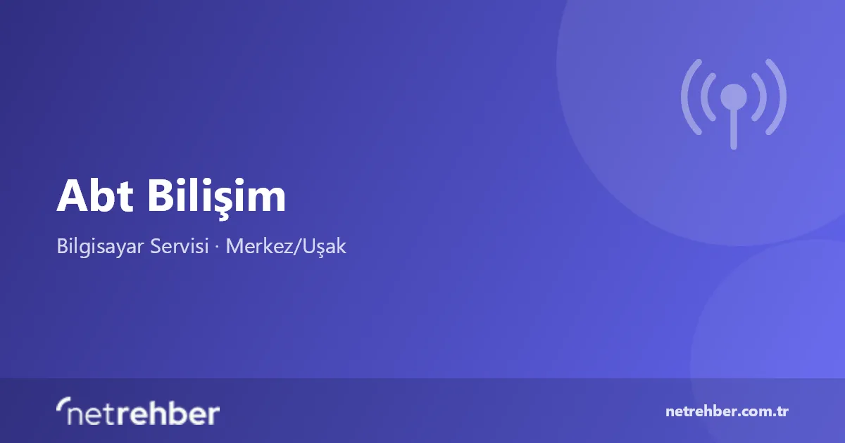 Abt Bilişim kapak görseli