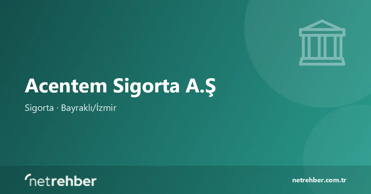 Acentem Sigorta A.Ş kapak görseli