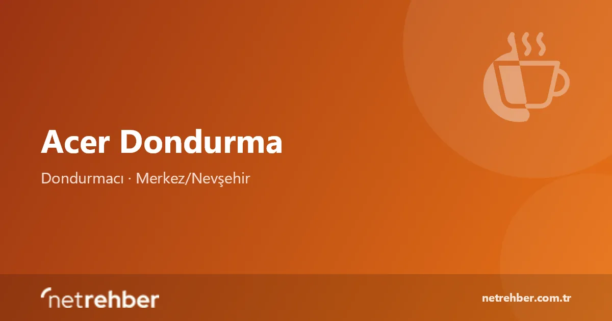 Acer Dondurma kapak görseli