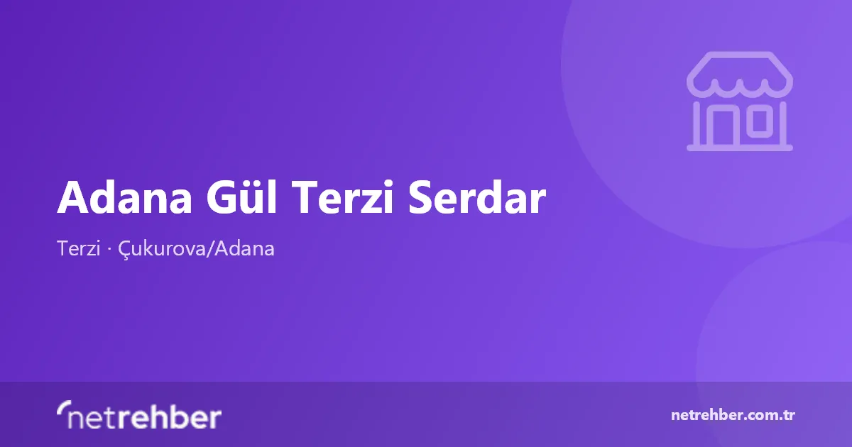 Adana Gül Terzi Serdar kapak görseli