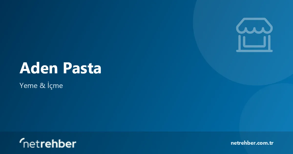 Aden Pasta kapak görseli