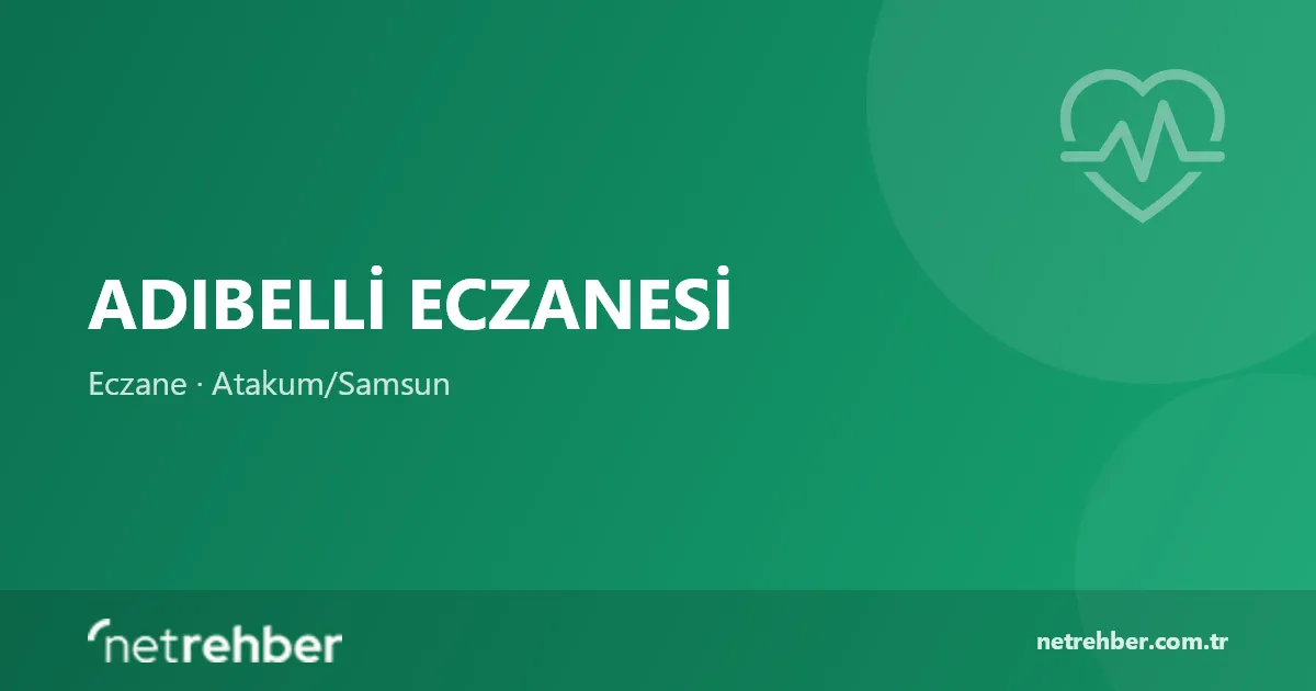 Adıbelli Eczanesi kapak görseli