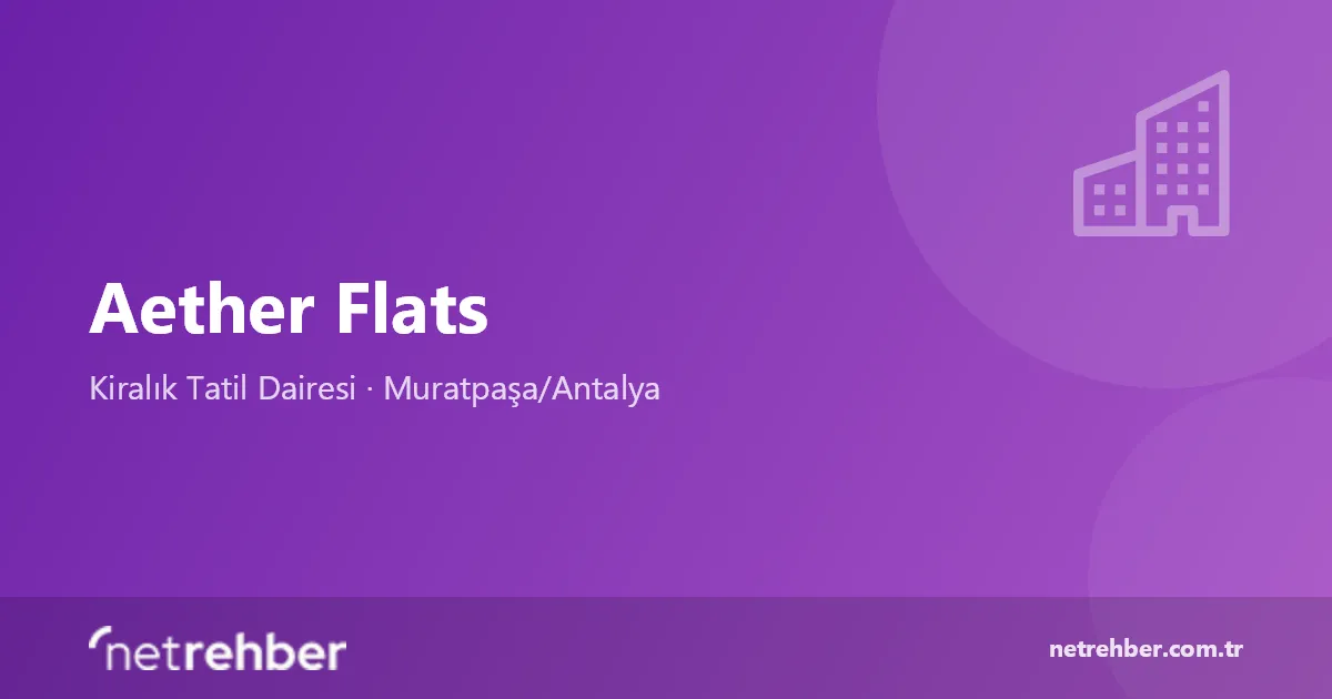Aether Flats kapak görseli
