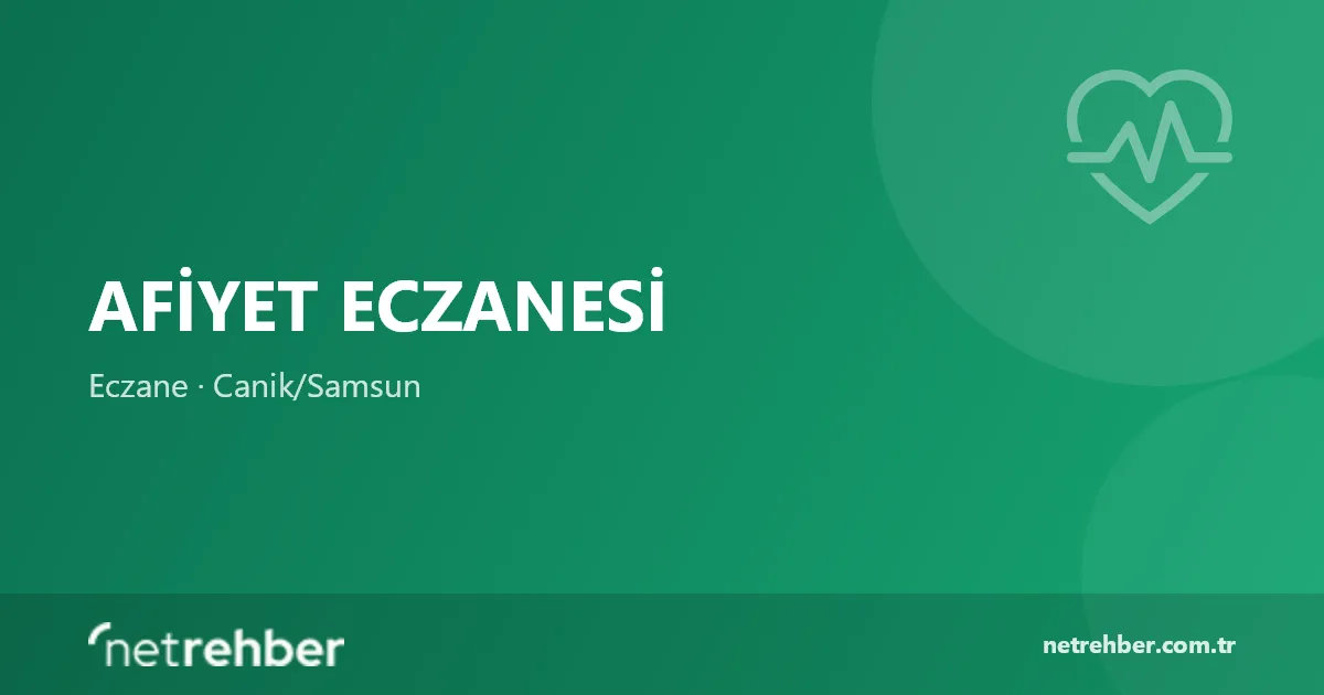 Afiyet Eczanesi kapak görseli