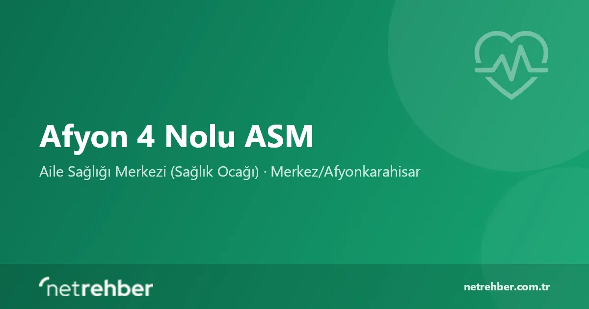 Afyon 4 Nolu ASM kapak görseli