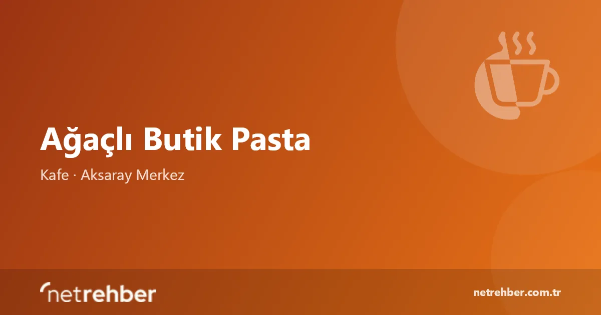 Ağaçlı Butik Pasta kapak görseli