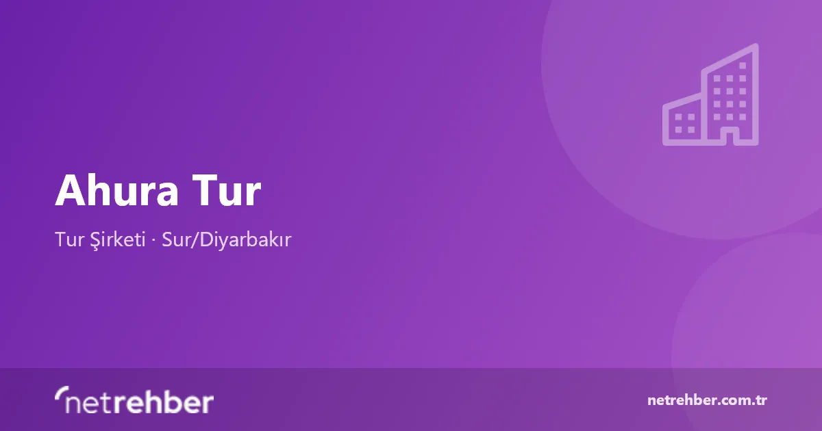 Ahura Tur kapak görseli