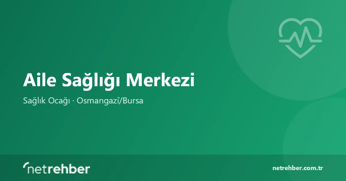 Aile Sağlığı Merkezi kapak görseli