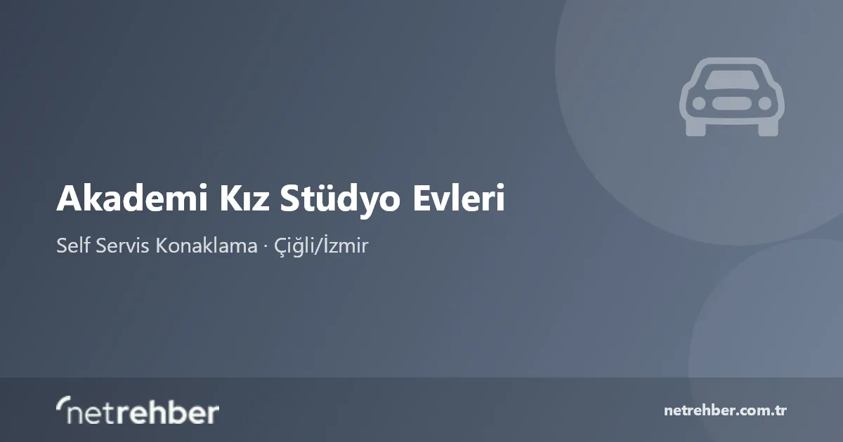 Akademi Kız Stüdyo Evleri kapak görseli