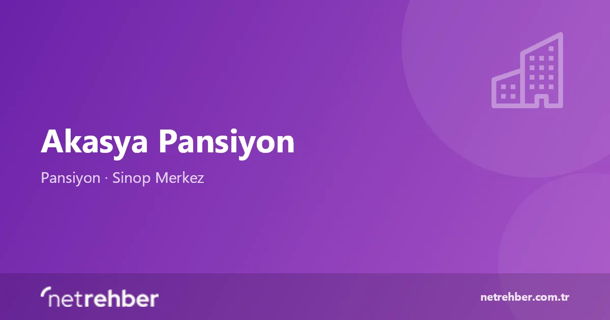 Akasya Pansiyon kapak görseli