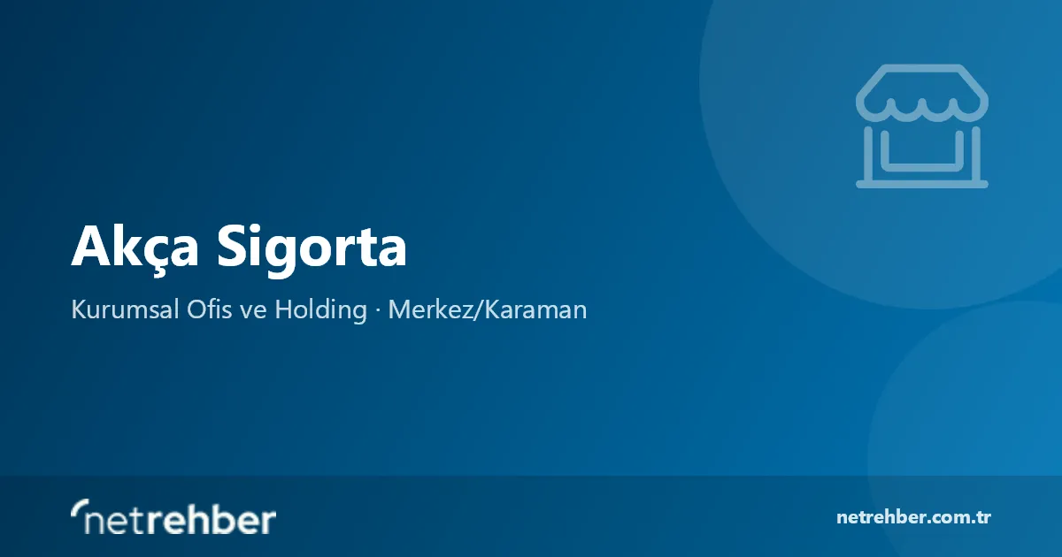 Akça Sigorta kapak görseli