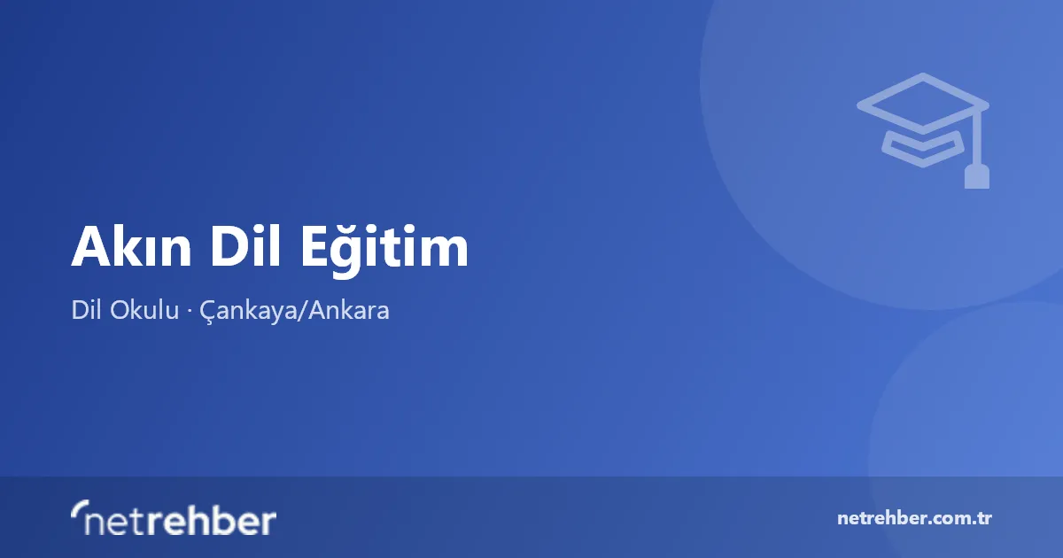 Akın Dil Eğitim kapak görseli