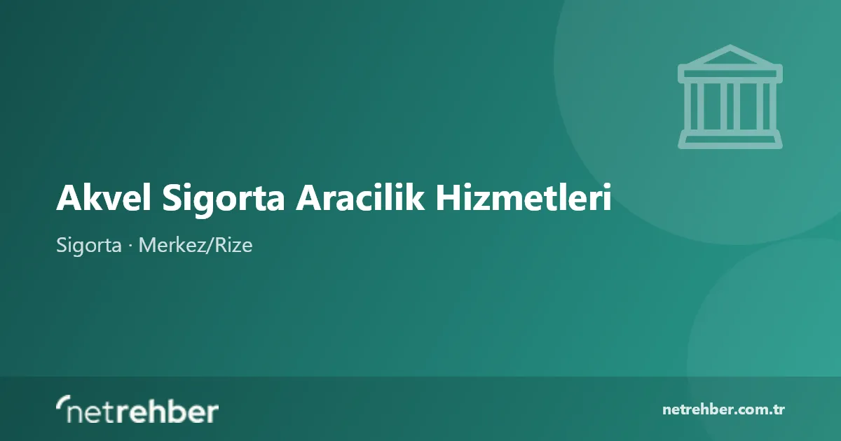 Akvel Sigorta Aracilik Hizmetleri kapak görseli