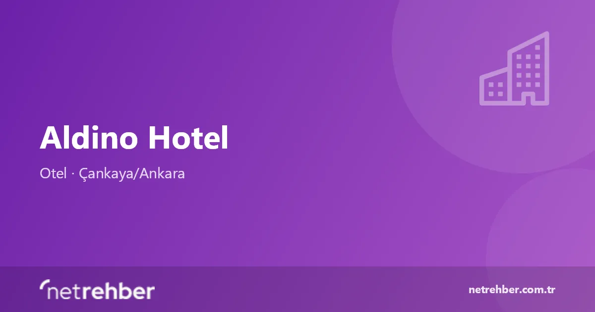 Aldino Hotel kapak görseli