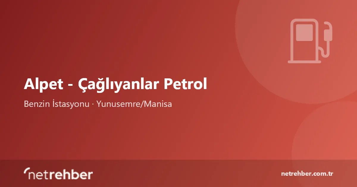 Alpet - Çağlıyanlar Petrol kapak görseli