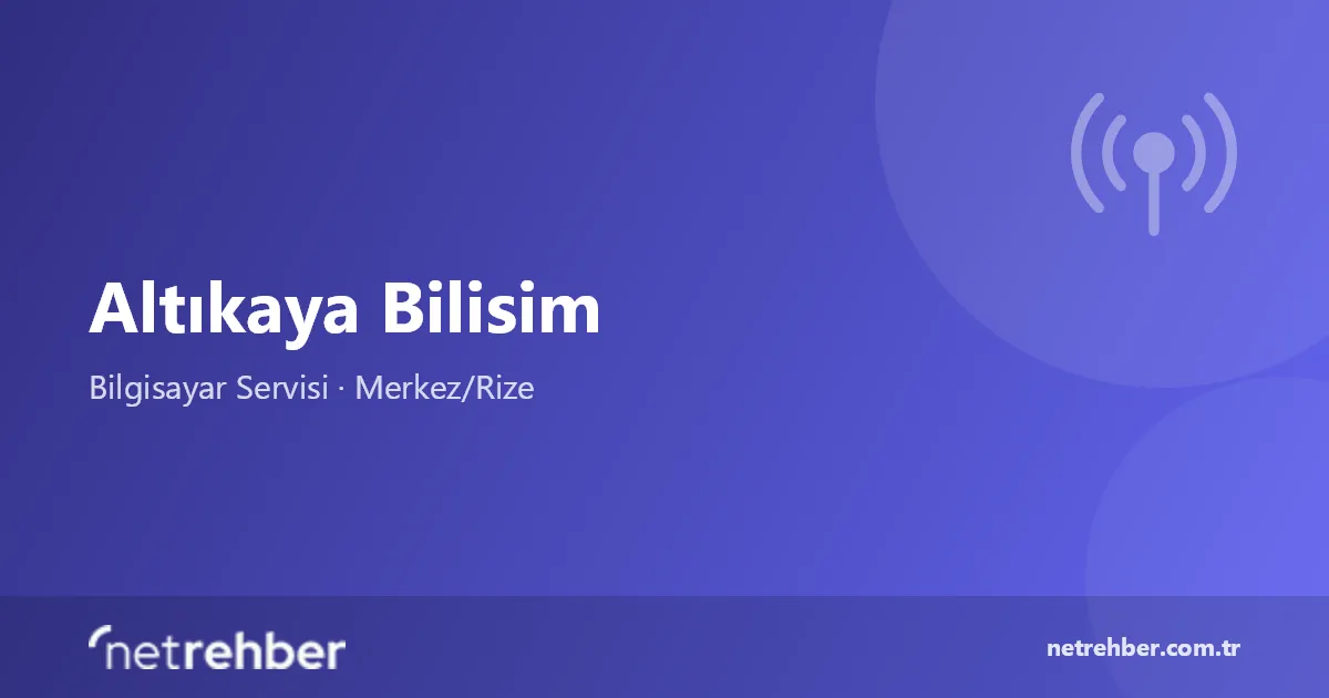 Altıkaya Bilisim kapak görseli
