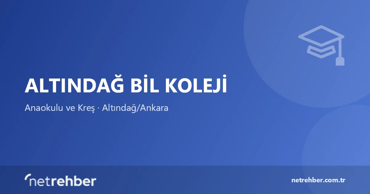 Altındağ Bil Koleji kapak görseli