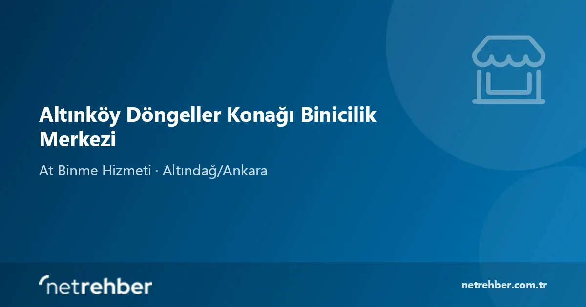 Altınköy Döngeller Konağı Binicilik Merkezi kapak görseli