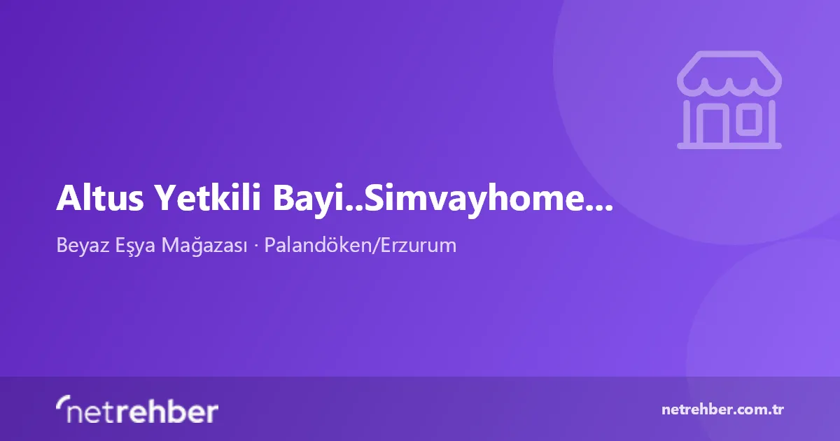 Altus Yetkili Bayi..Simvayhome... kapak görseli