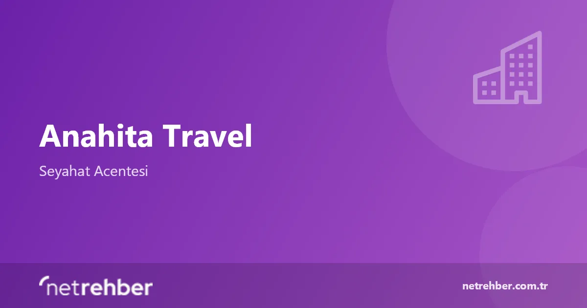 Anahita Travel kapak görseli