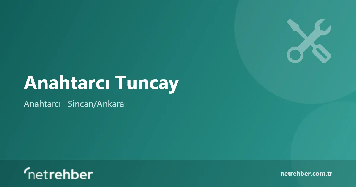 Anahtarcı Tuncay kapak görseli