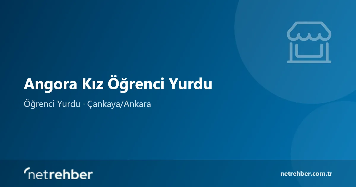 Angora Kız Öğrenci Yurdu kapak görseli