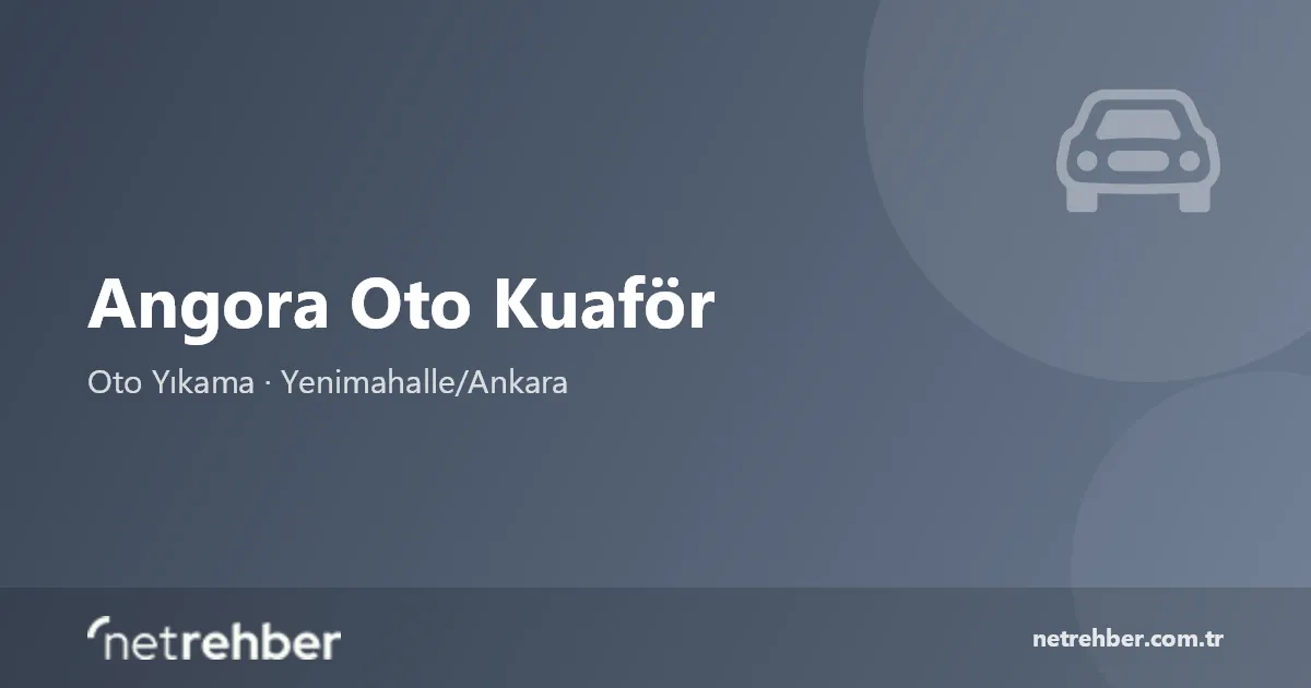 Angora Oto Kuaför kapak görseli