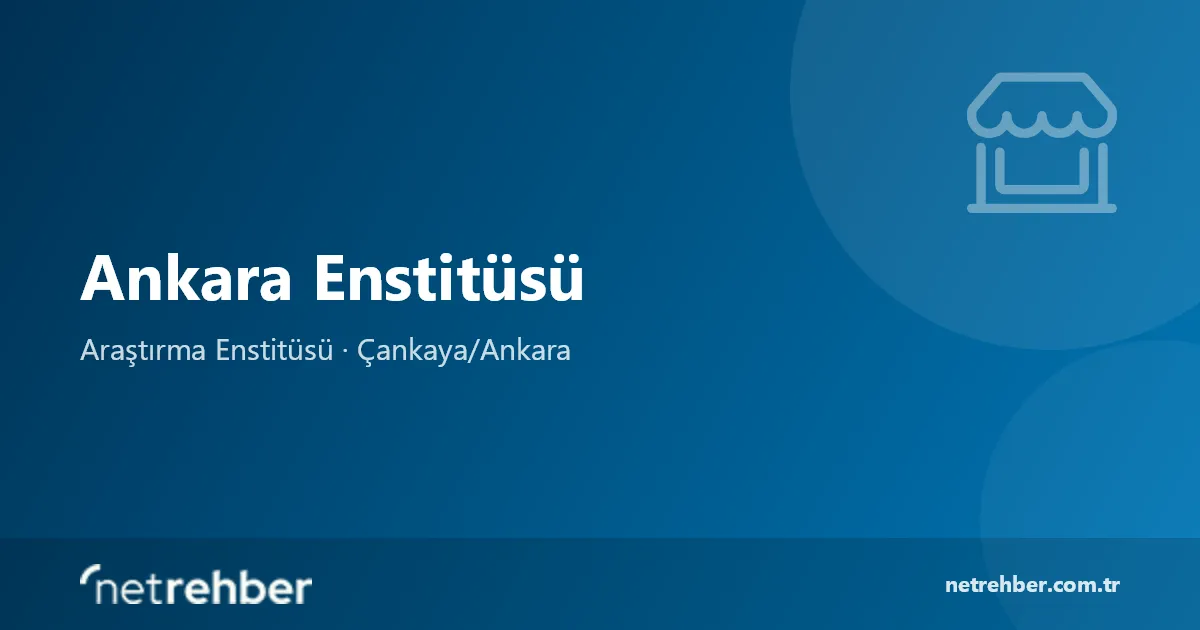 Ankara Enstitüsü kapak görseli