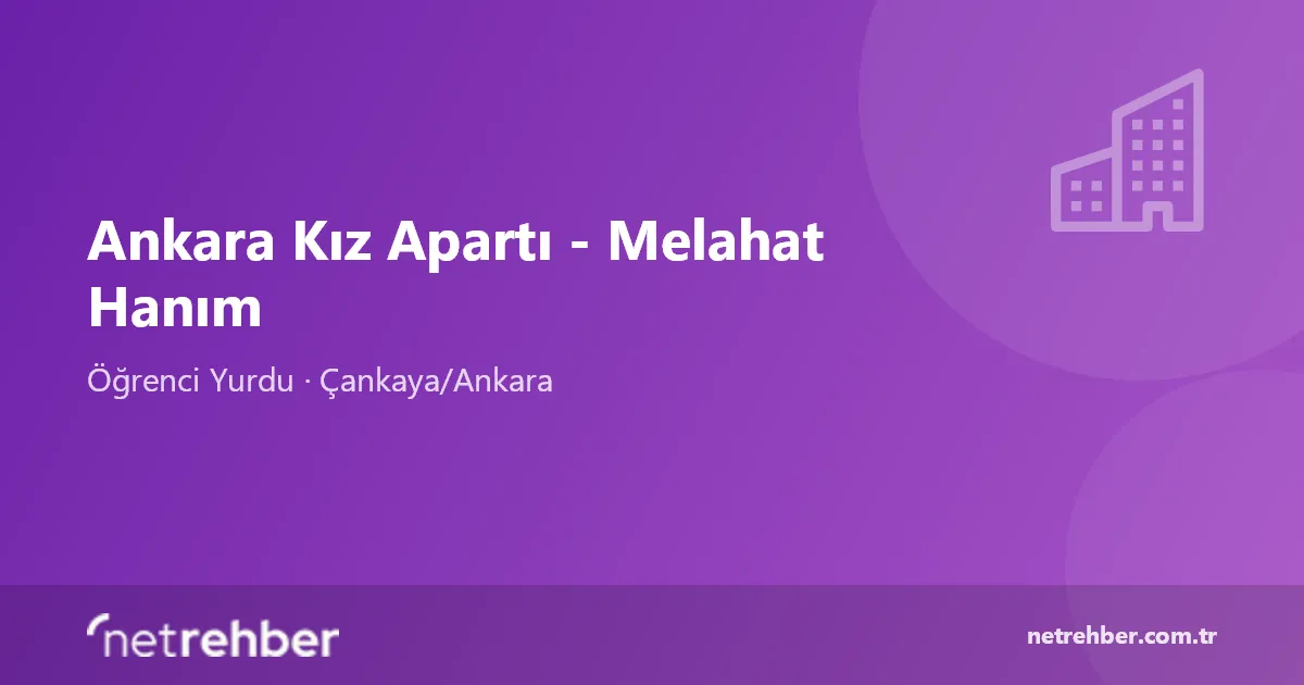 Ankara Kız Apartı - Melahat Hanım kapak görseli