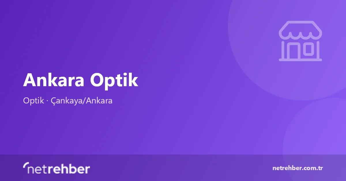 Ankara Optik kapak görseli