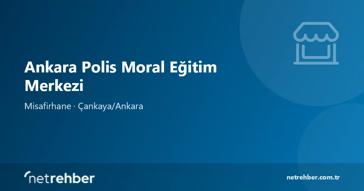 Ankara Polis Moral Eğitim Merkezi kapak görseli