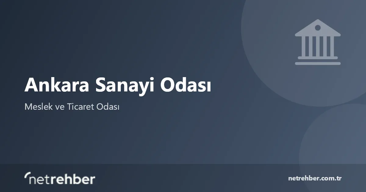 Ankara Sanayi Odası kapak görseli