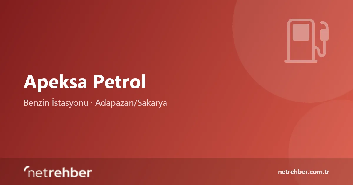 Apeksa Petrol kapak görseli