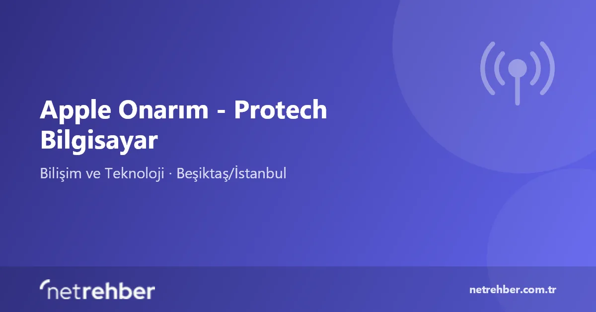Apple Onarım - Protech Bilgisayar kapak görseli