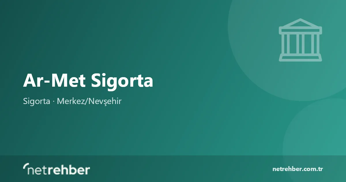 Ar-Met Sigorta kapak görseli