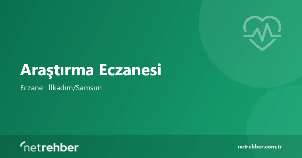 Araştırma Eczanesi kapak görseli