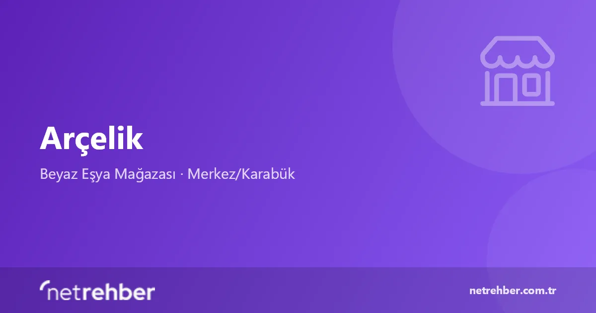 Arçelik kapak görseli