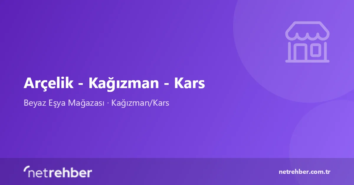 Arçelik - Kağızman - Kars kapak görseli